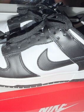 Nike Black and White Low-Top Sneakers